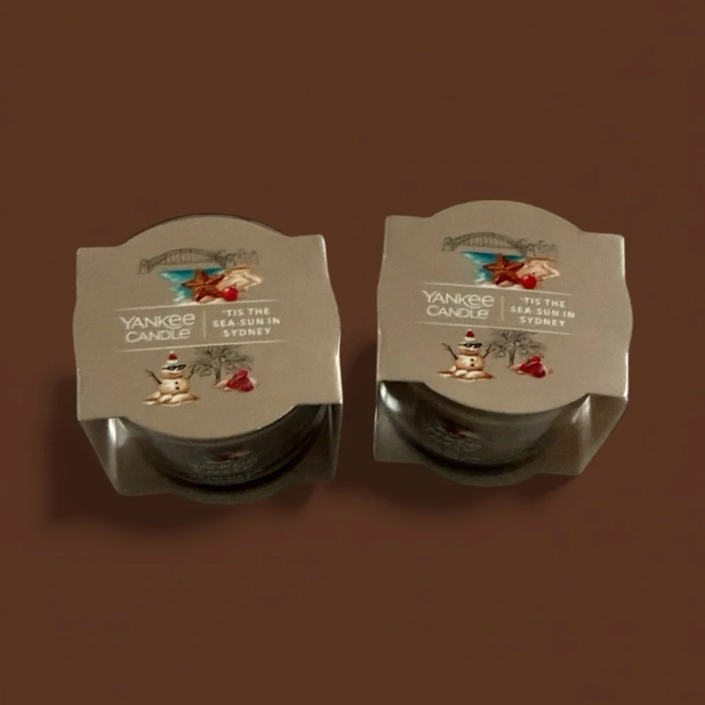 Yankee Candle Holiday Set  ‘Tis the Sea - Sun in Sydney Tan New